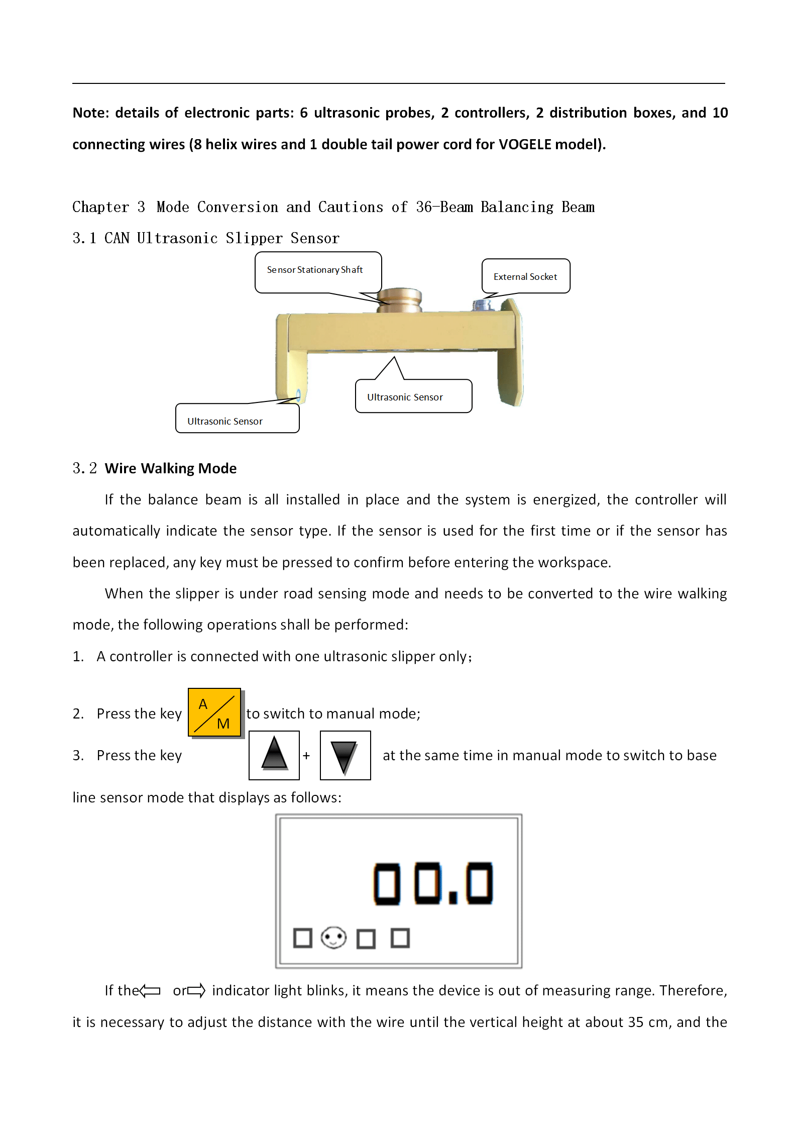 Operation Manual for the Ultrasonic Balance Beam_12